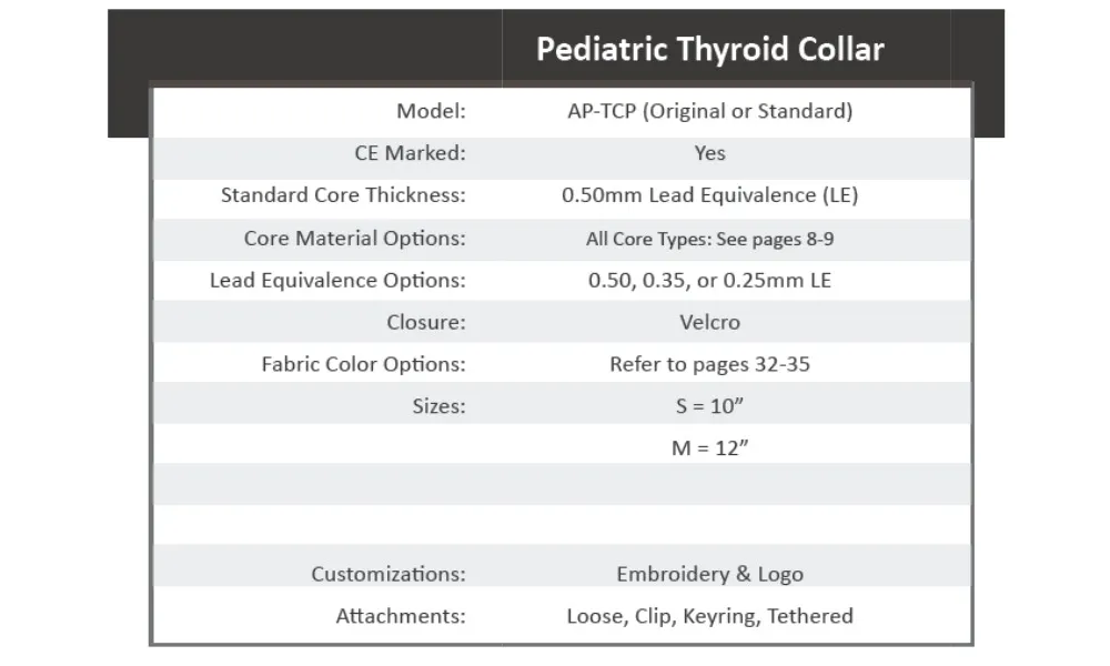 Pediatric Thyroid Collar 
